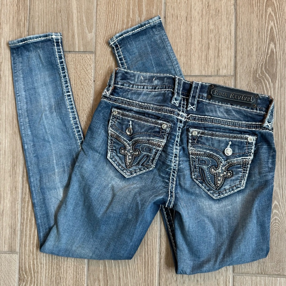 Rock Revival Skinny Jeans Size 26